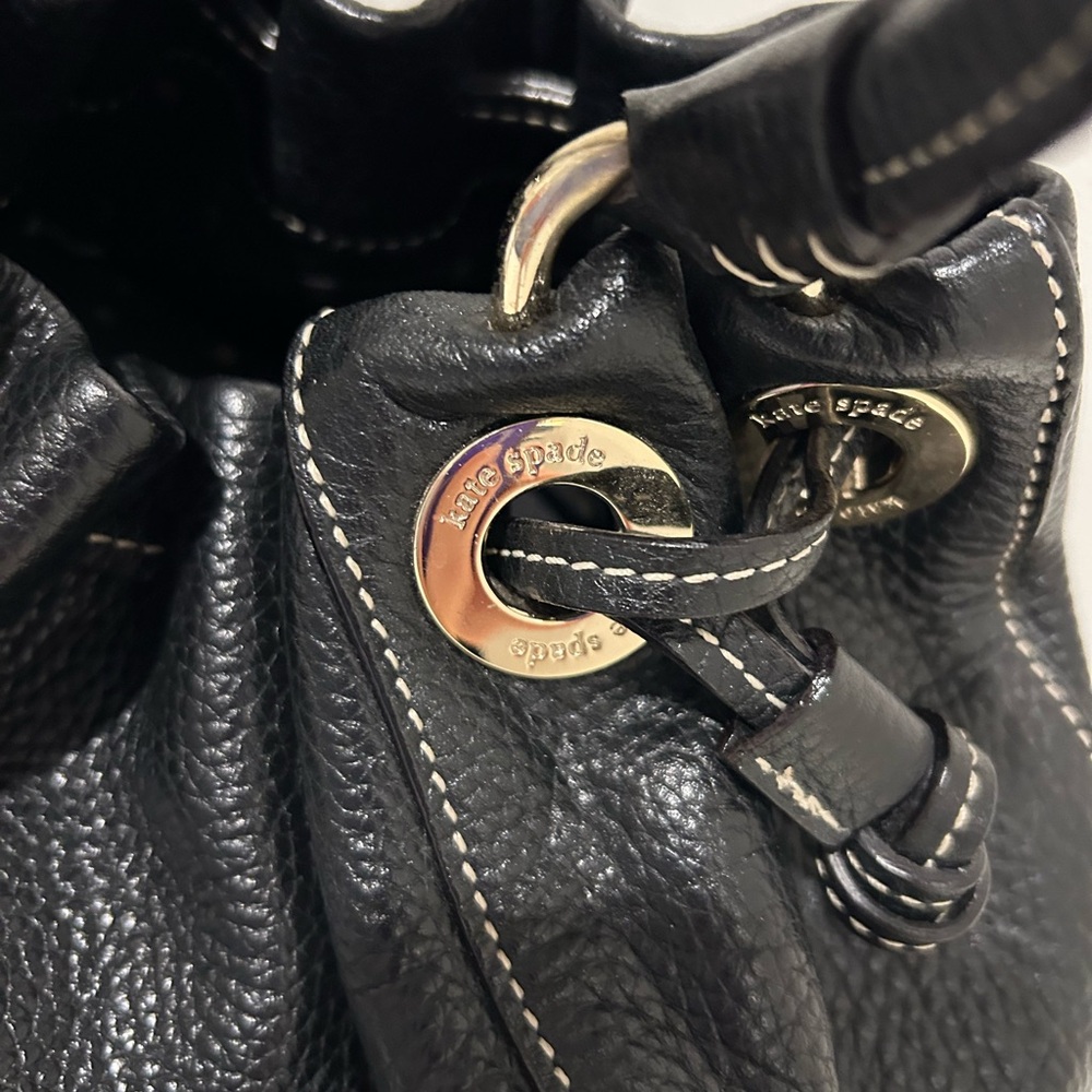 Kate Spade Black Leather Shoulder Bag - Picture 3 of 8